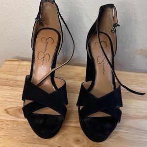 Jessica Simpson Irbella Platform Sandal, Women's Size 8 M, Black MSRP $130